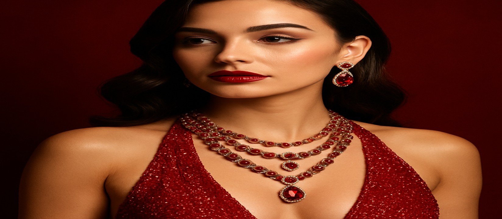 99x গেমিং প্ল্যাটফর্মের টেবিলে লাল পোশাকে সজ্জিত একজন নারী ডিলার